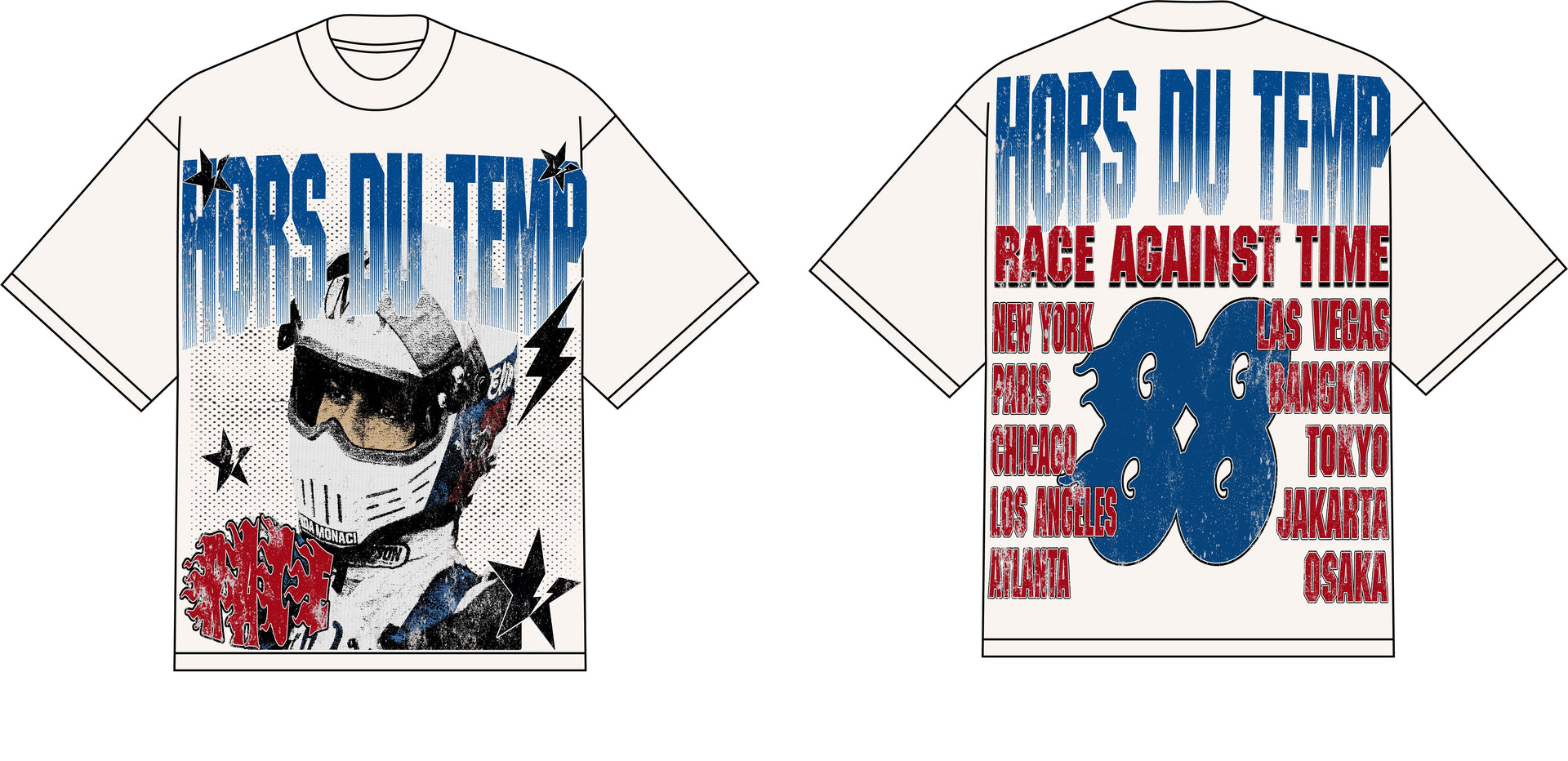 Race Against Time Shirt White