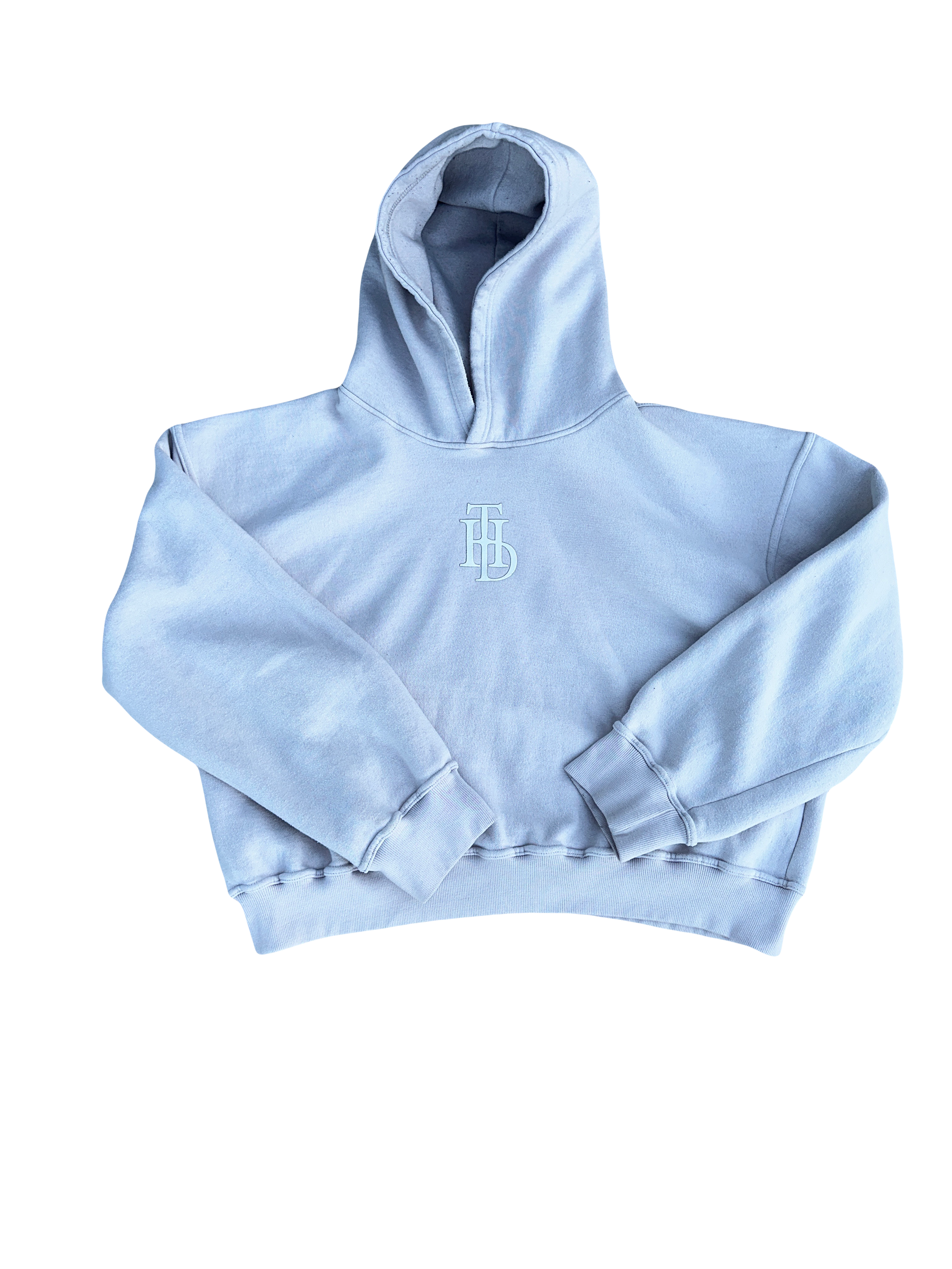 Monogram Hoodie Light Gray