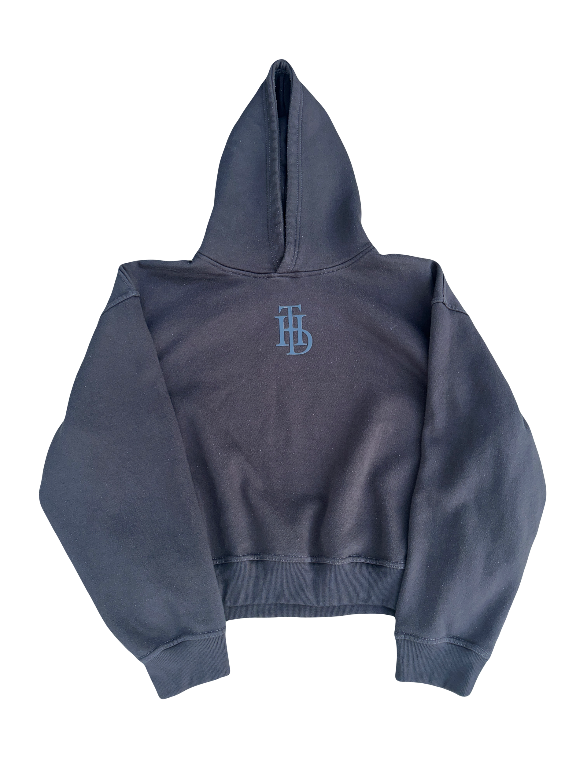 Monogram Hoodie Charcoal